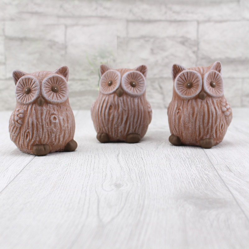 Eulen 3er Set